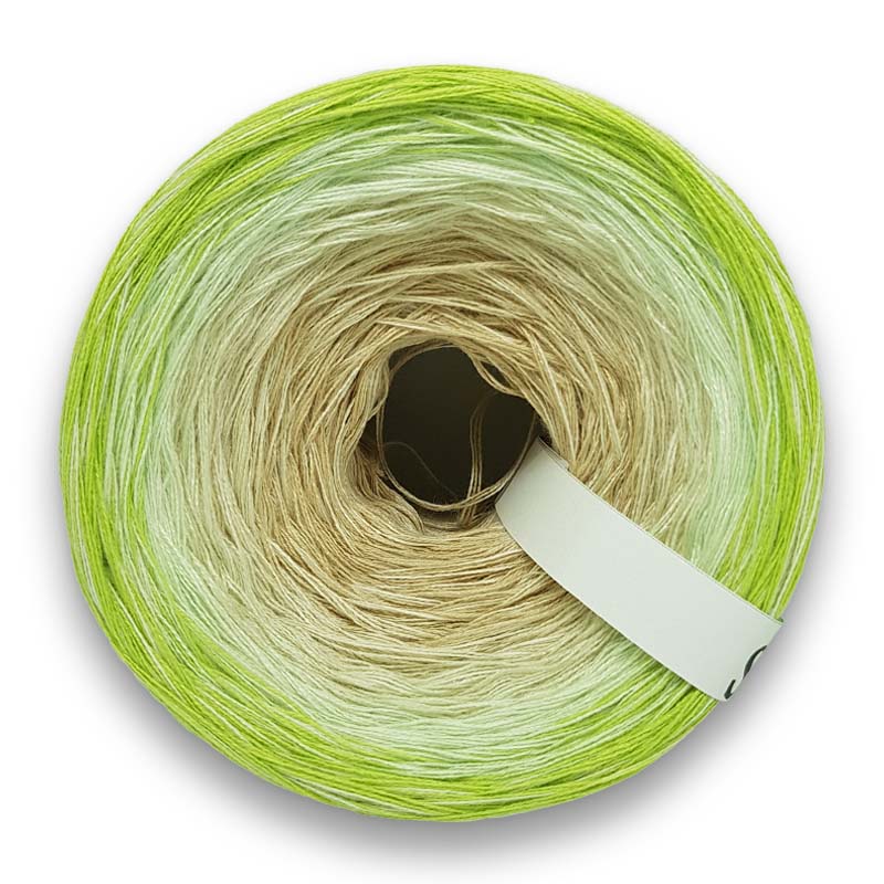 Bobbel Farbverlaufsgarn Cremic, 50% Baumwolle