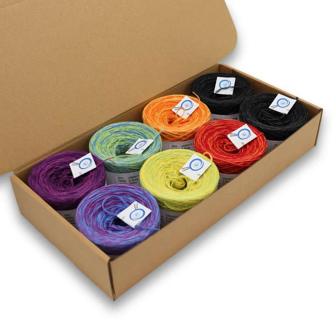 Bobbel Color Gradient, Wunderkiste 3-ply, 2,000m
