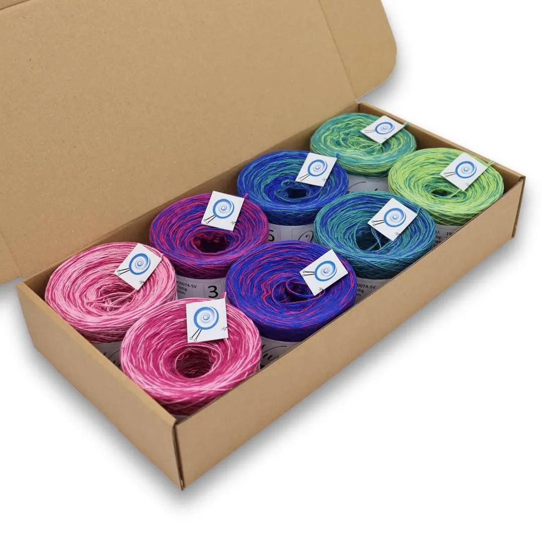 Bobbel Color Gradient, Wunderkiste 3-ply, 2,000m