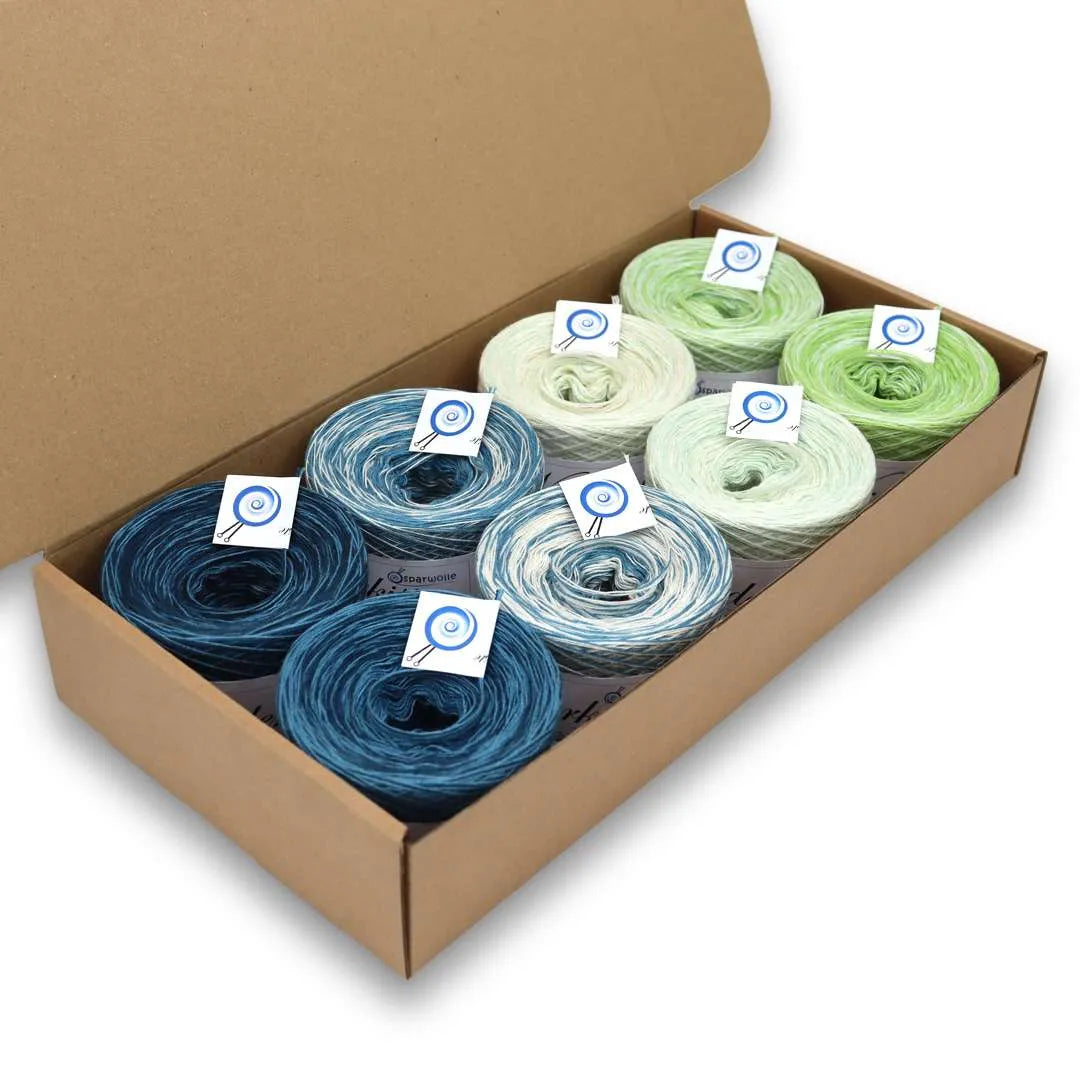 Bobbel Color Gradient, Wunderkiste 3-ply, 2,000m