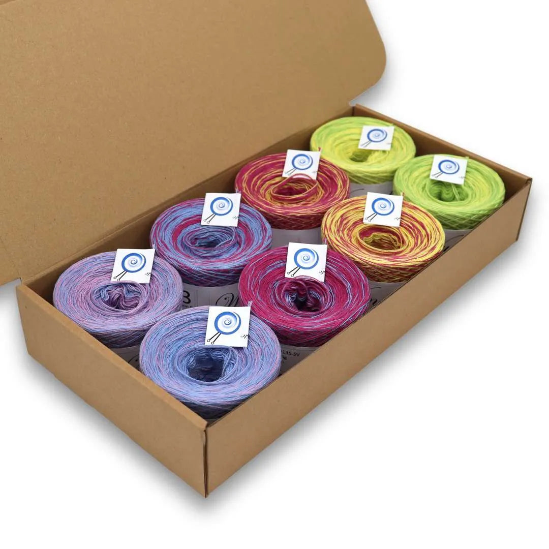 Bobbel Color Gradient, Wunderkiste 3-ply, 2,000m