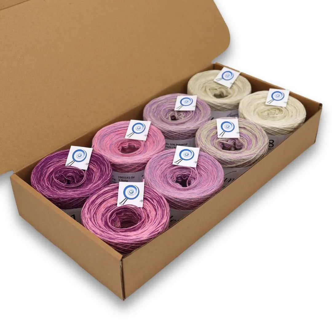Bobbel Color Gradient, Wunderkiste 3-ply, 2,000m