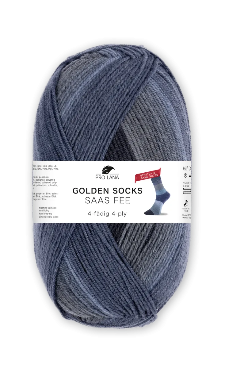 Pro Lana Golden Socks Saas Fee Stretch