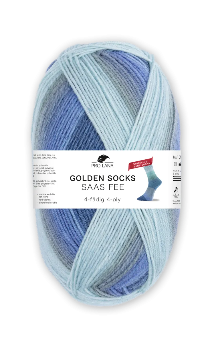 Pro Lana Golden Socks Saas Fee Stretch