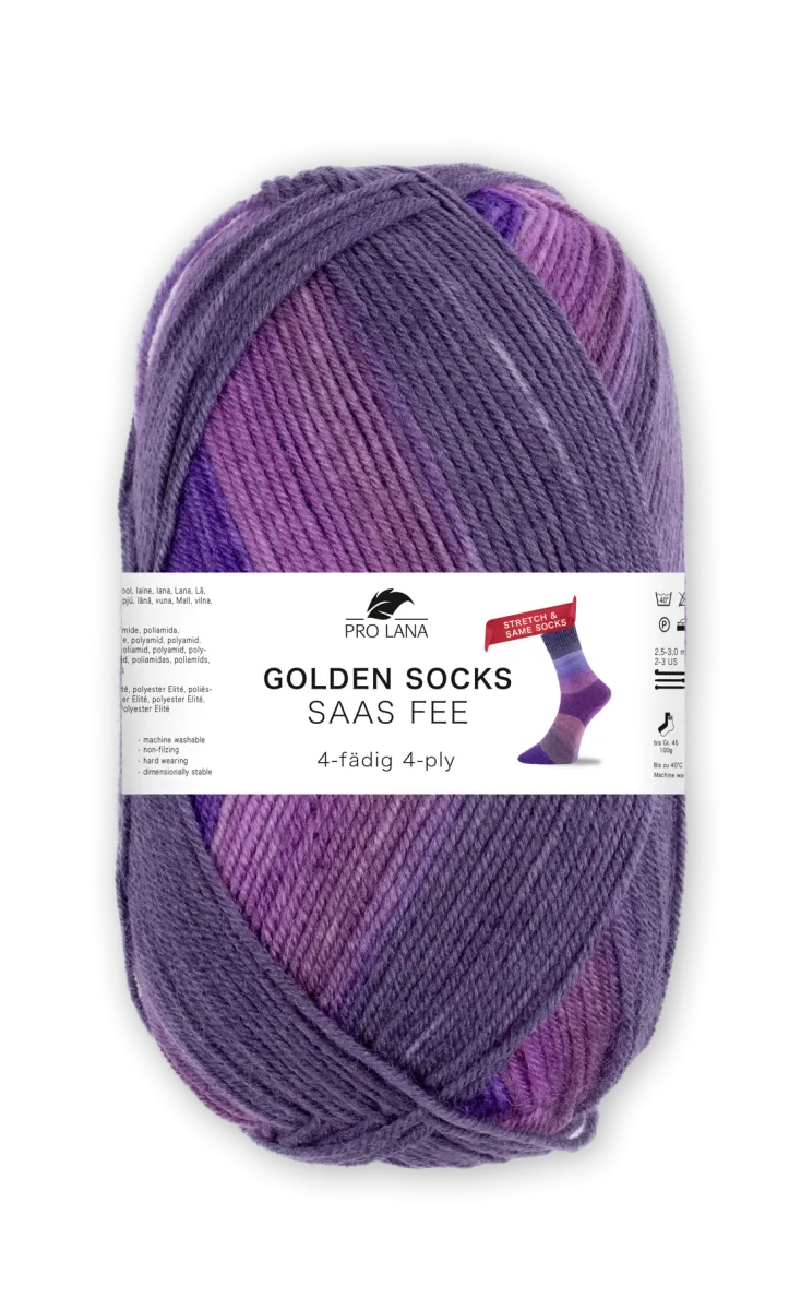Pro Lana Golden Socks Saas Fee Stretch
