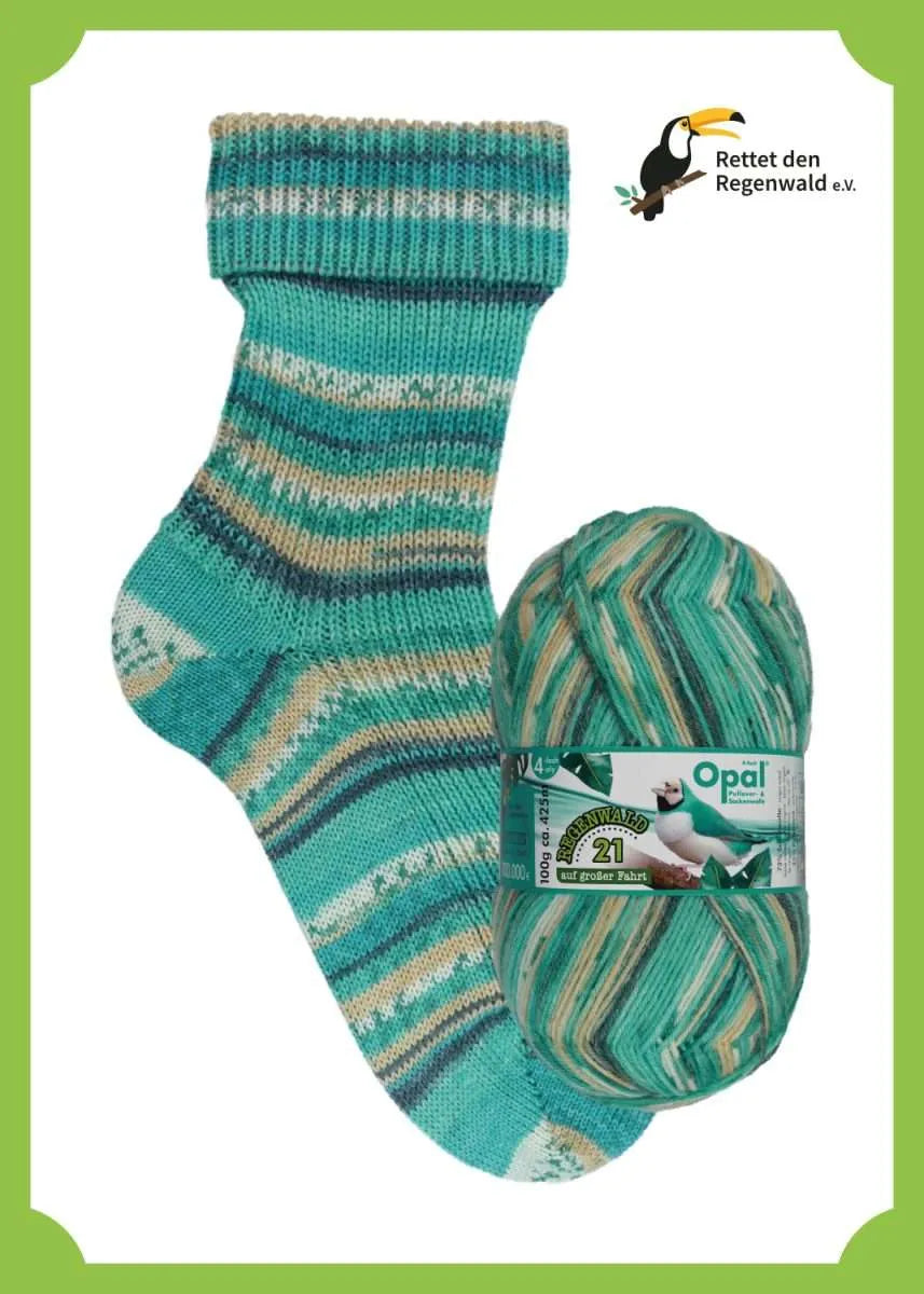 Opal Rainforest 21 6-ply Sock Yarn