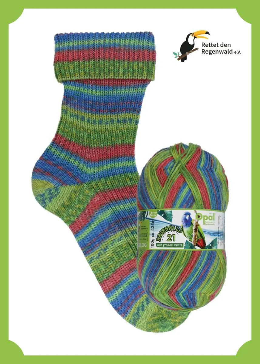 Opal Rainforest 21 6-ply Sock Yarn