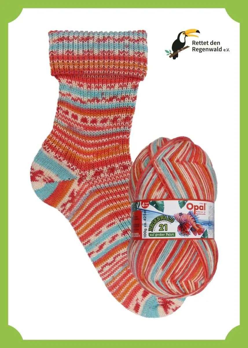 Opal Rainforest 21 6-ply Sock Yarn