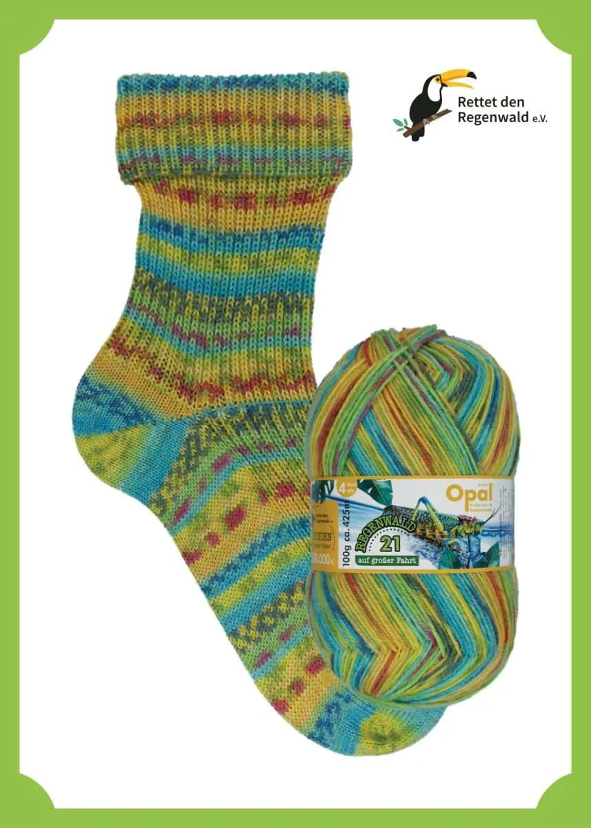 Opal Rainforest 21 6-ply Sock Yarn