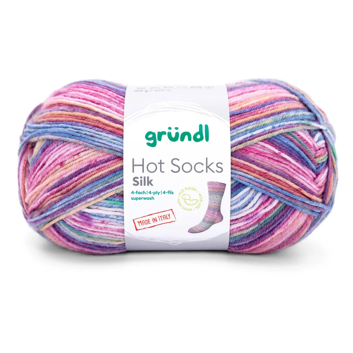 Gründl Hot Socks Silk Sock Yarn