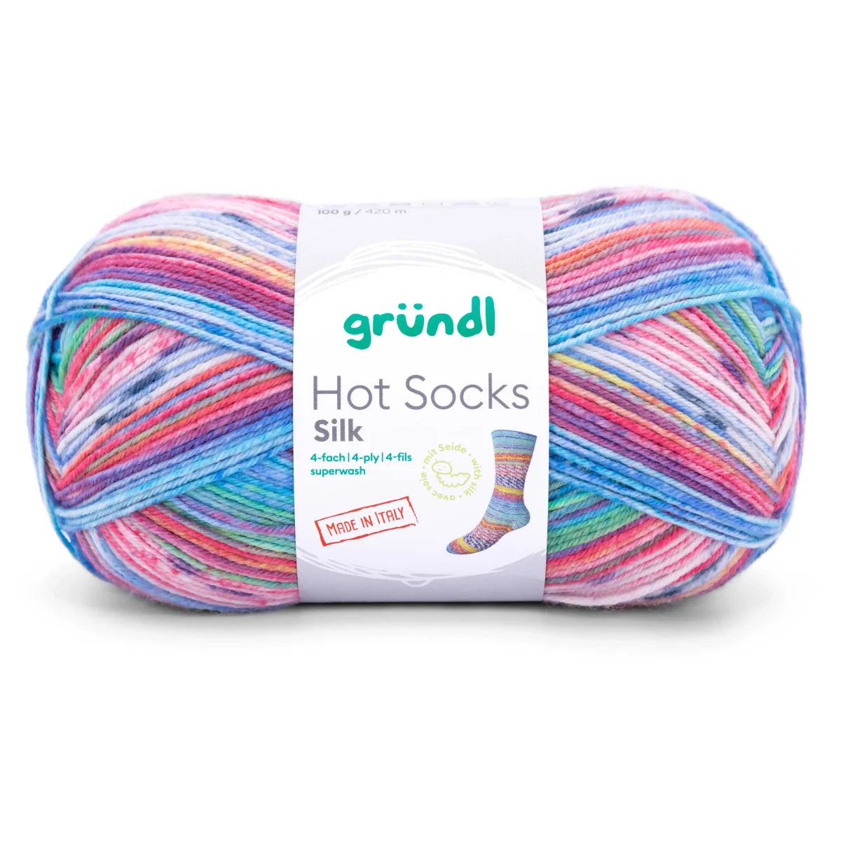 Gründl Hot Socks Silk Sock Yarn