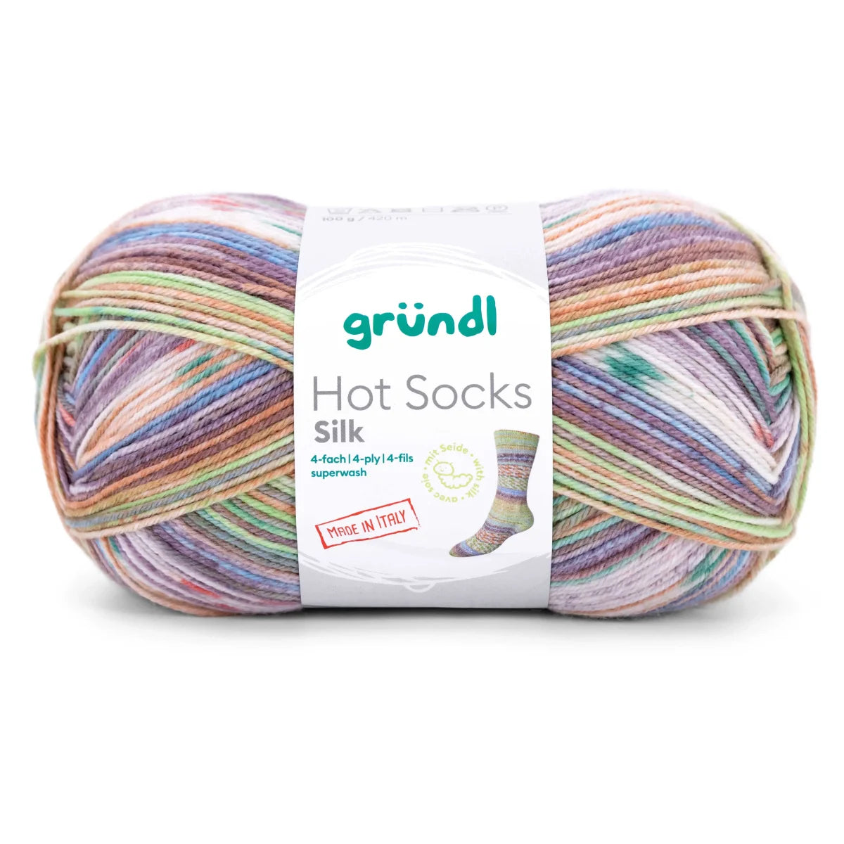 Gründl Hot Socks Silk Sock Yarn