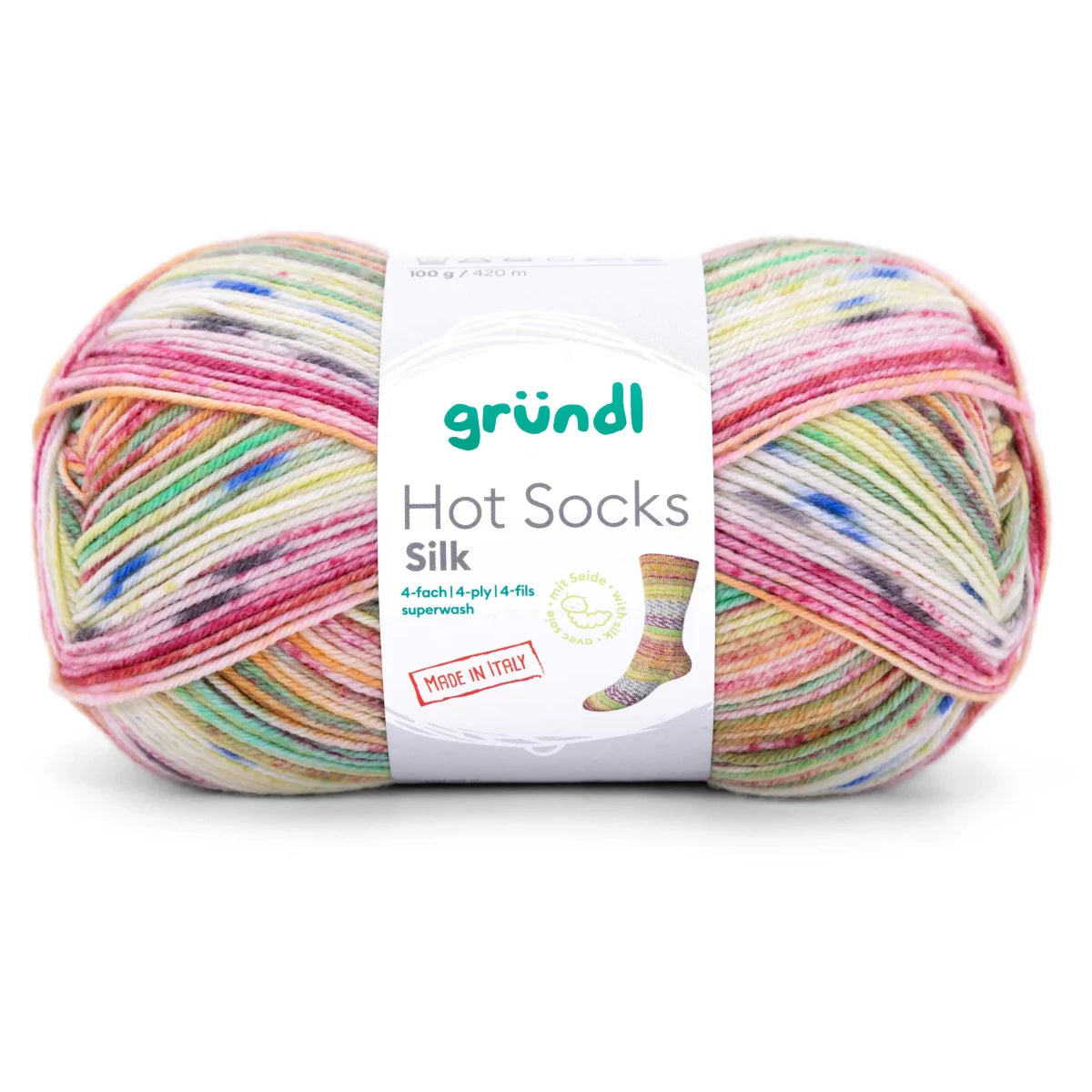 Gründl Hot Socks Silk Sock Yarn