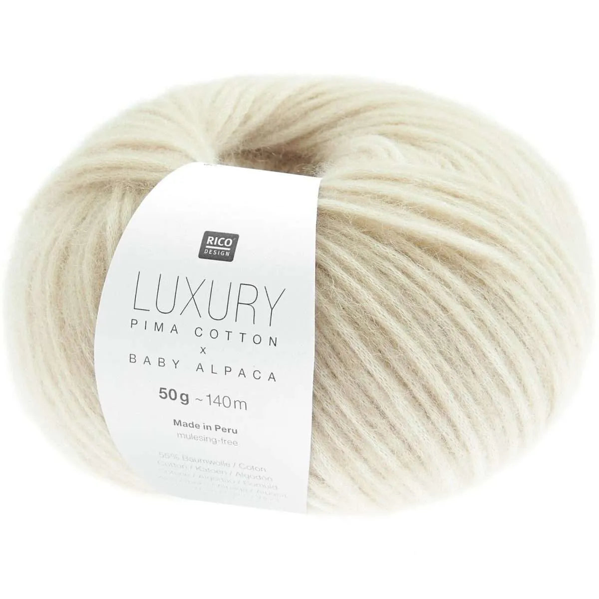 Rico Design Luxury Pima Cotton x Baby Alpaca