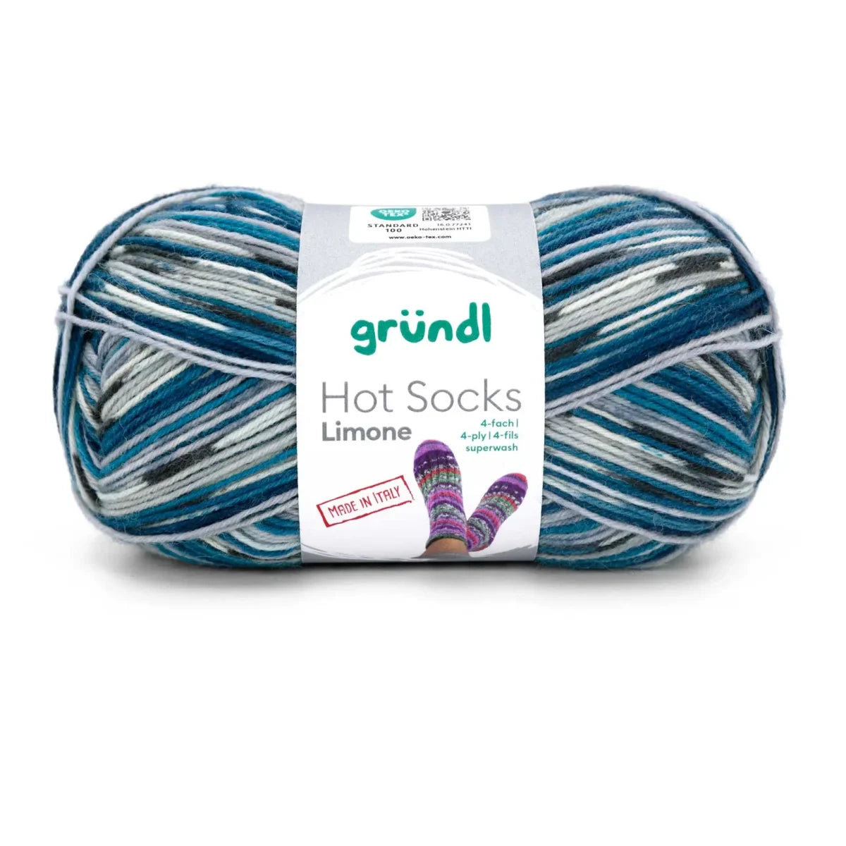 Gründl Hot Socks Limone, 4-ply