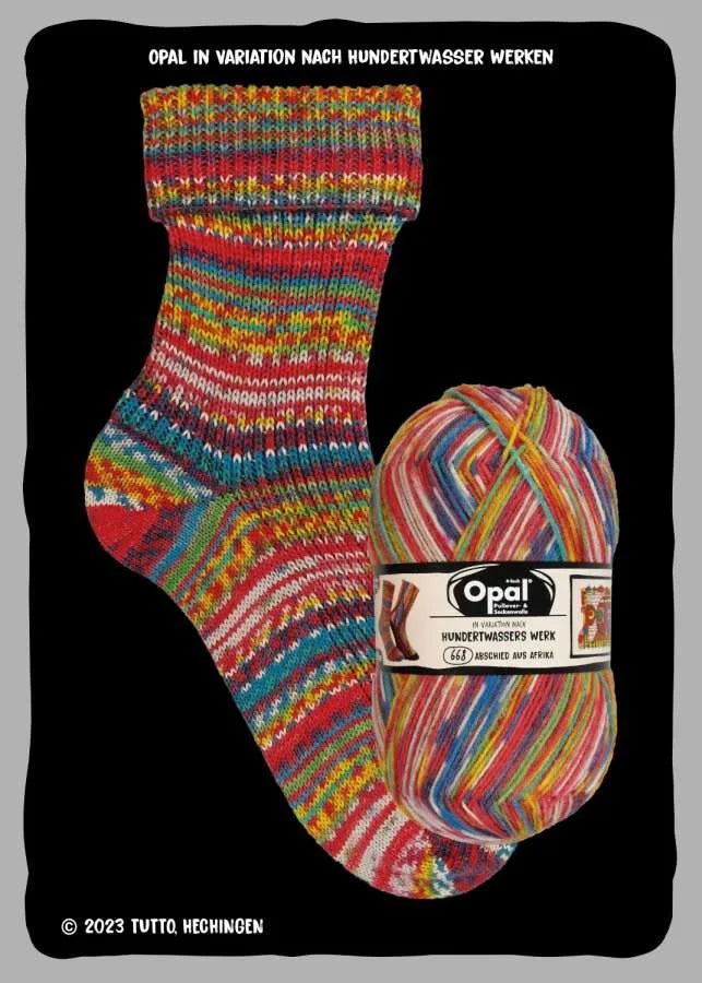 Opal Sockenwolle, Hundertwasser