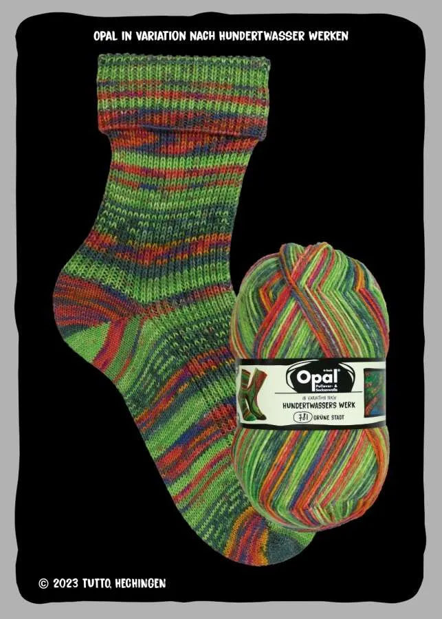 Opal Sockenwolle, Hundertwasser
