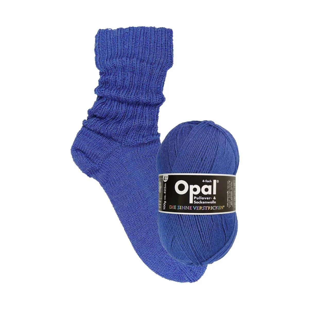 Opal Sockenwolle, uni 4-fädig