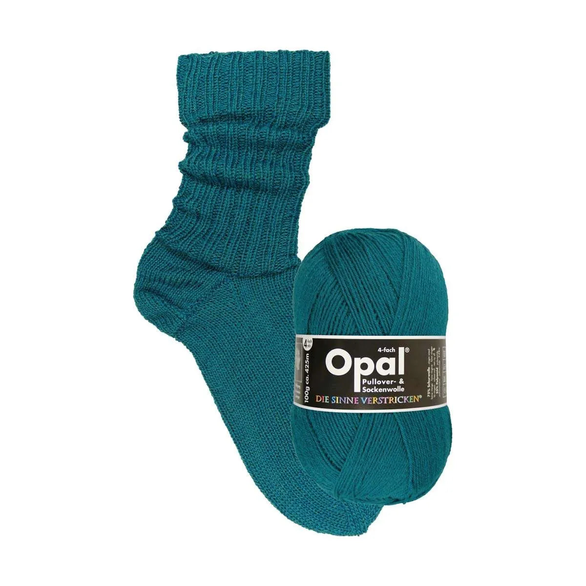 Opal Sockenwolle, uni 4-fädig