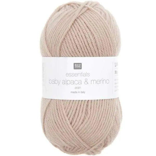 Rico Design Alpaca Wool, Essentials Baby Alpaca and Merino Aran