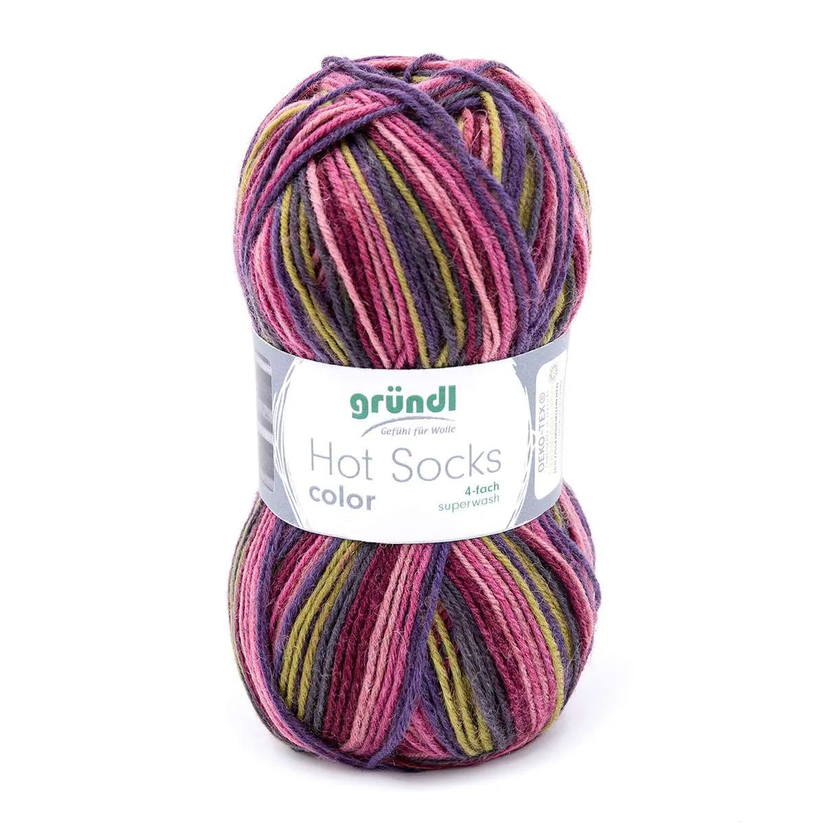 Gründl Sock Yarn, Hot Socks color
