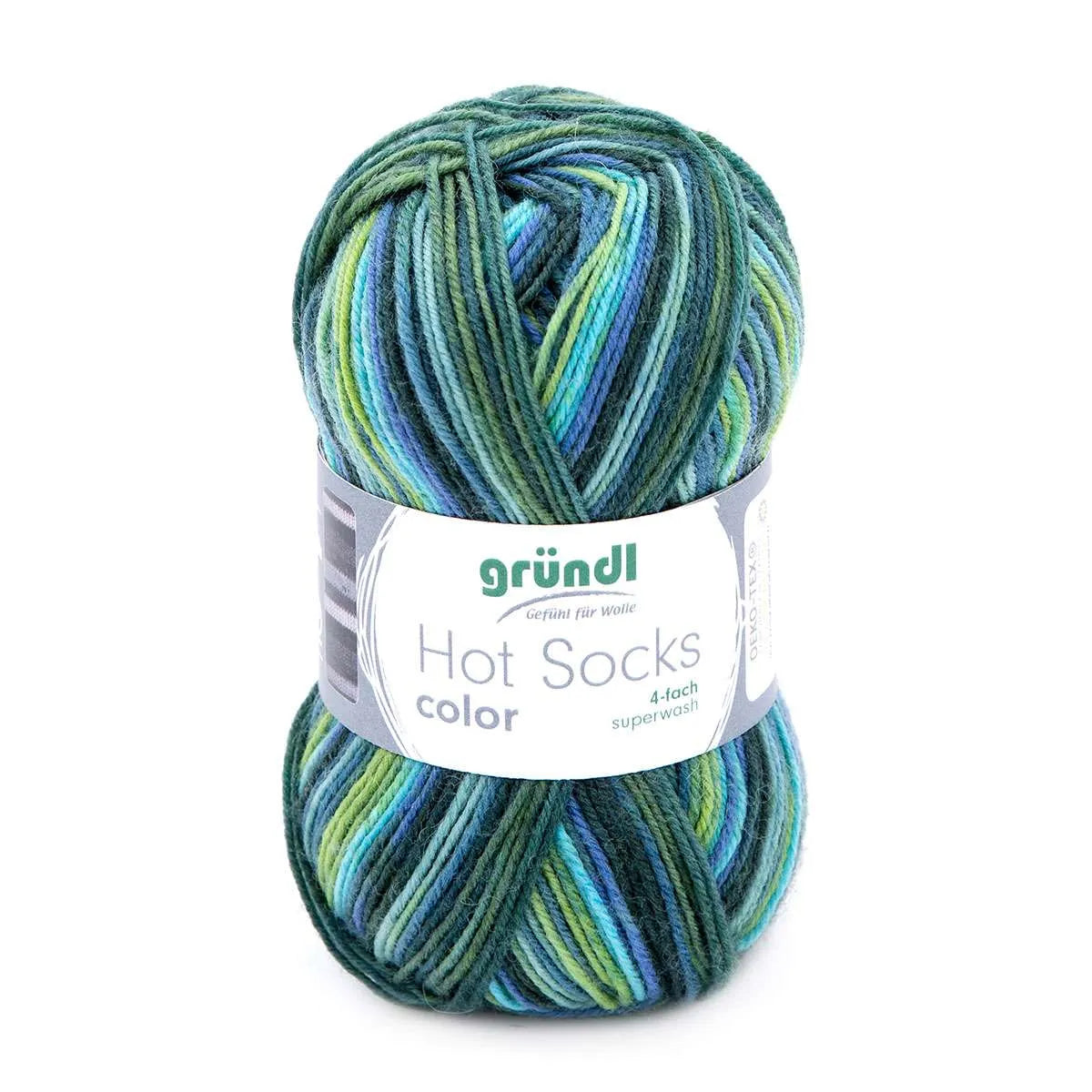 Gründl Sock Yarn, Hot Socks color