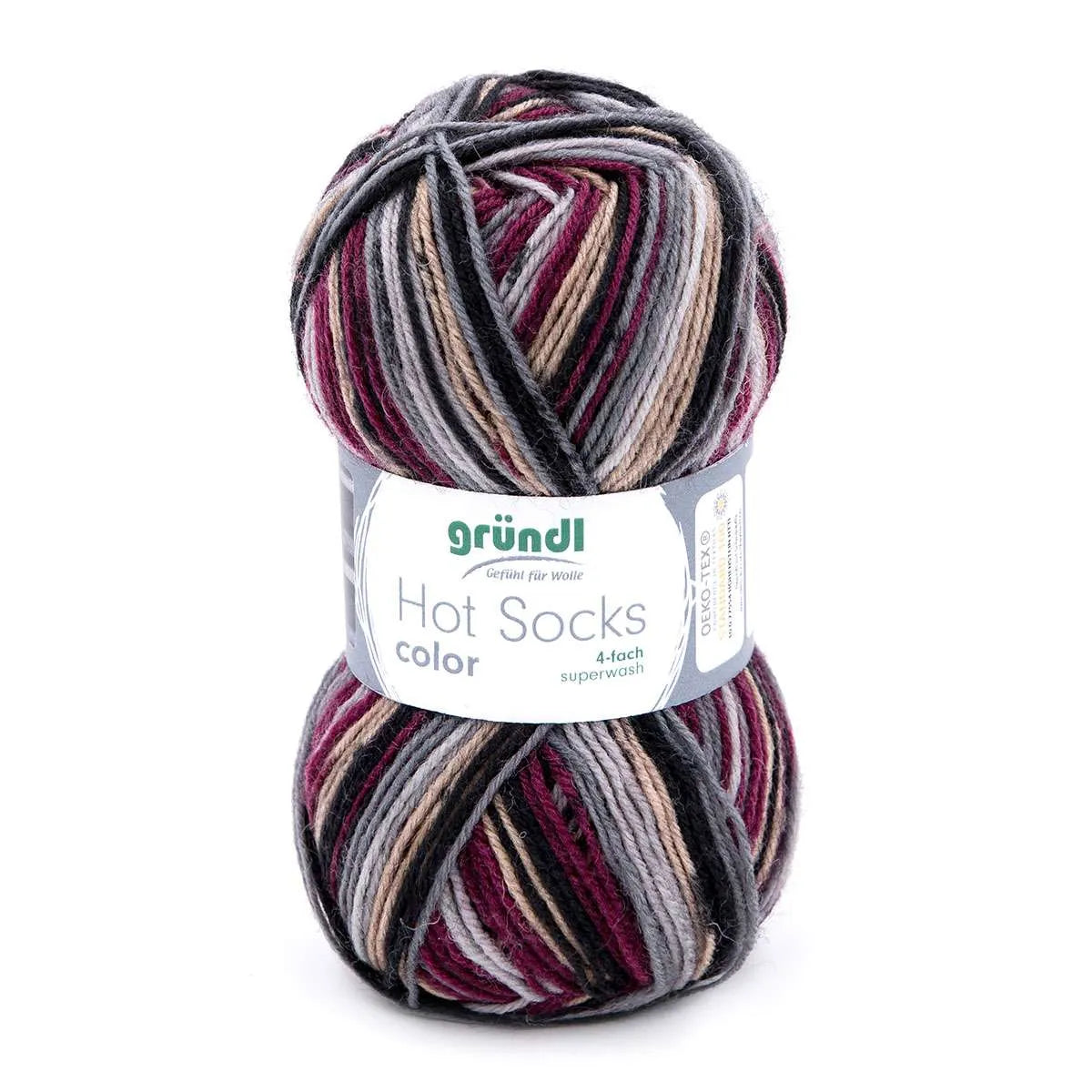 Gründl Sock Yarn, Hot Socks color