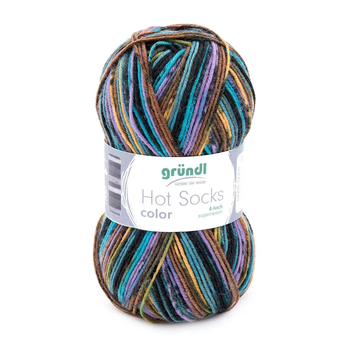 Gründl Sock Yarn, Hot Socks color