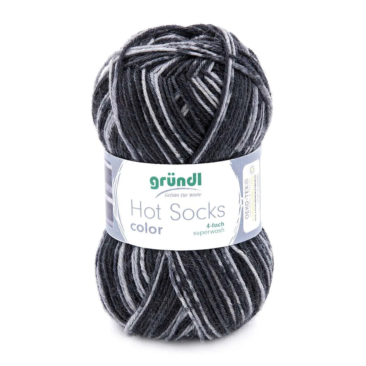 Gründl Sock Yarn, Hot Socks color