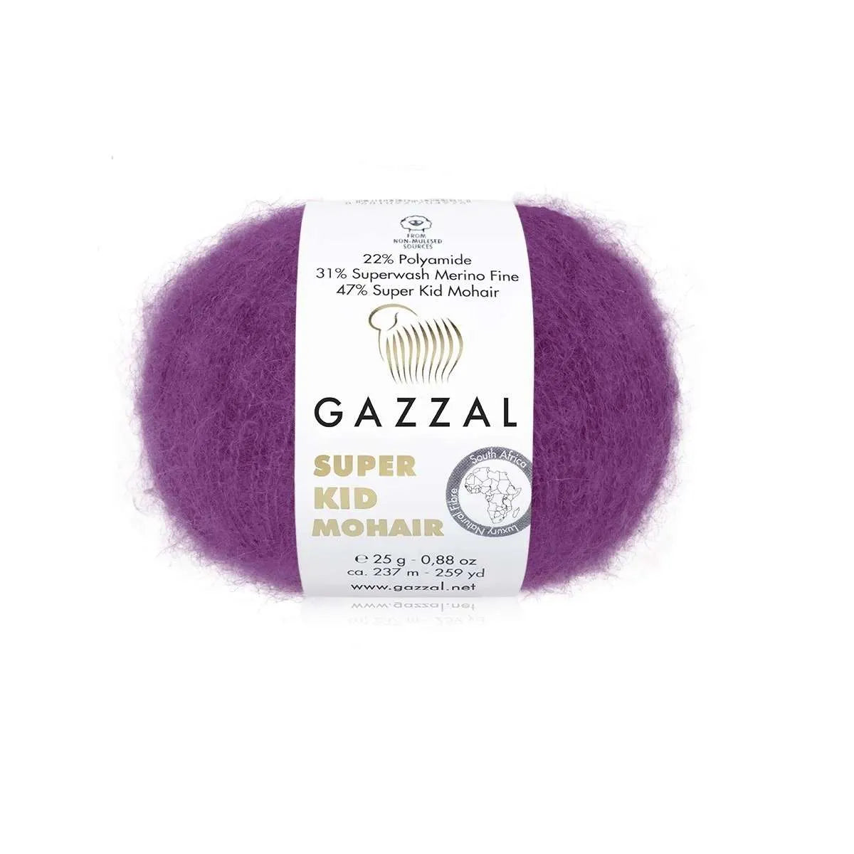Gazzal Super Kid Mohair Mohair Wool