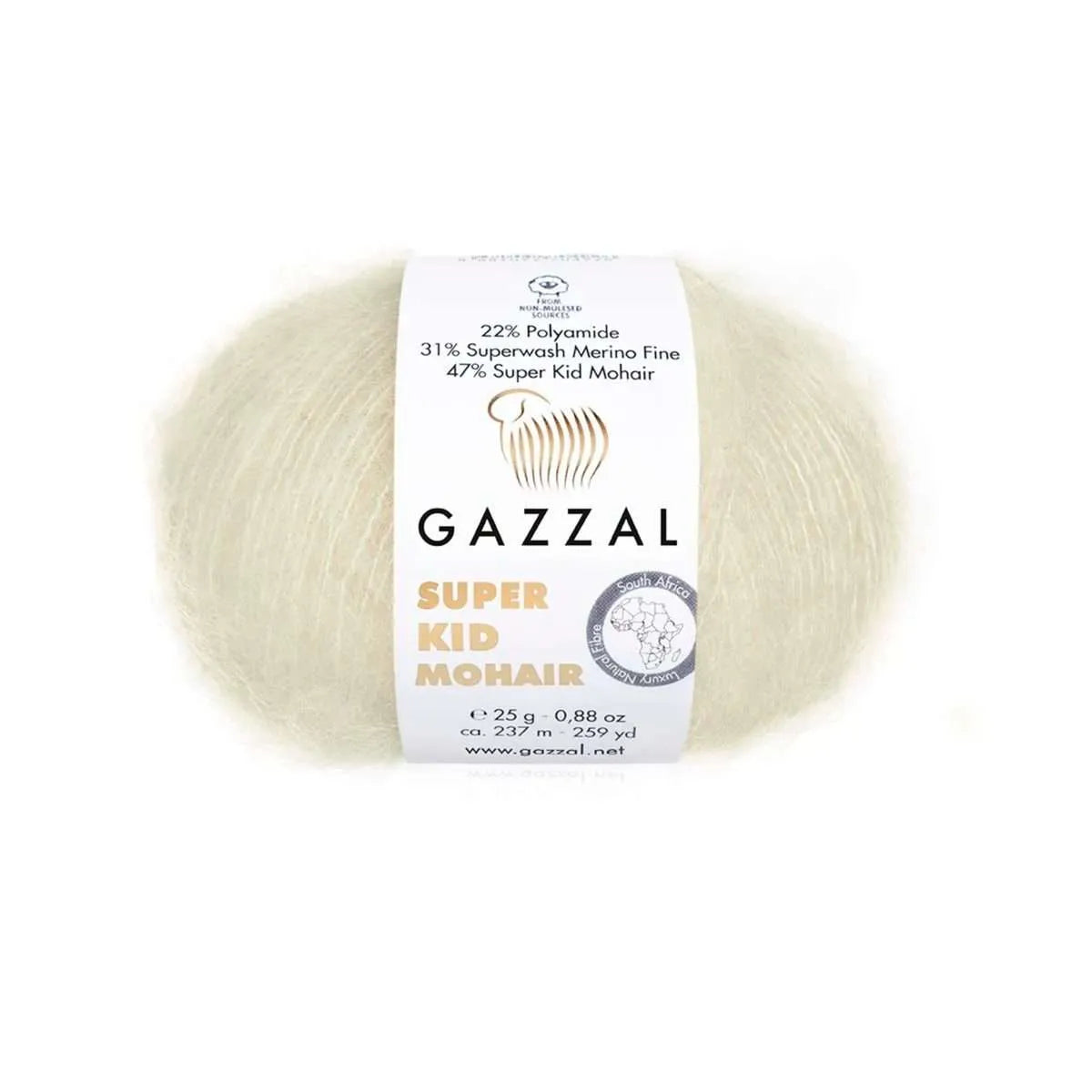 Gazzal Super Kid Mohair Mohair Wool