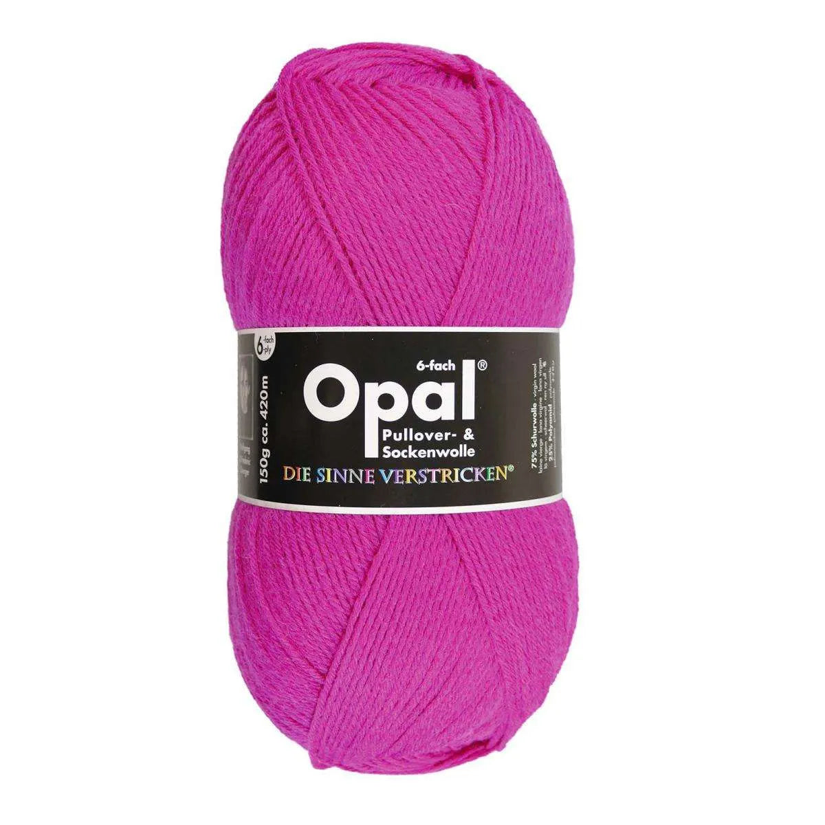 Opal sock wool, plain 6-ply