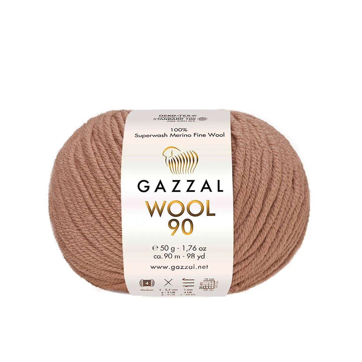Gazzal Wool 90 Merino Wool