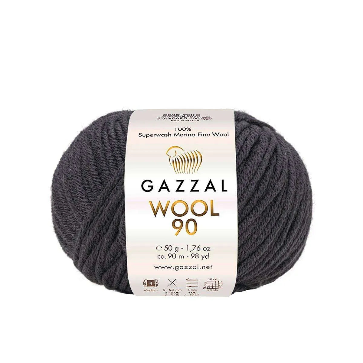 Gazzal Wool 90 Merino Wool