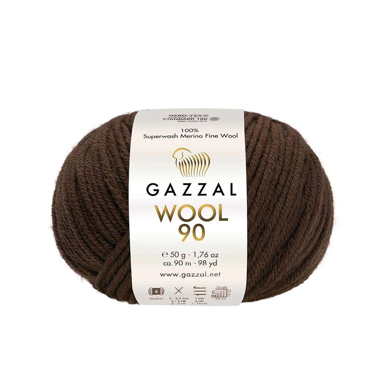 Gazzal Wool 90 Merino Wool