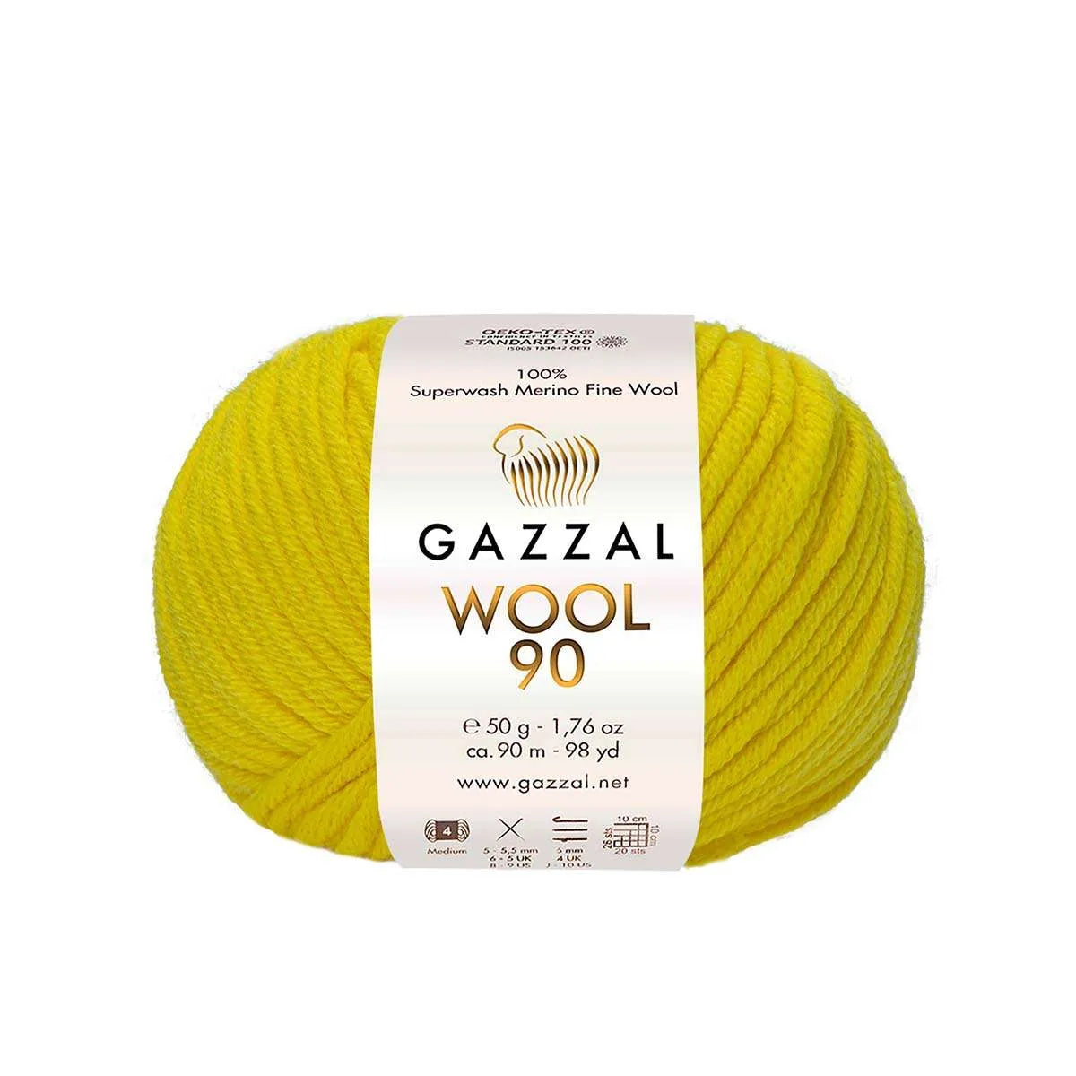 Gazzal Wool 90 Merino Wool