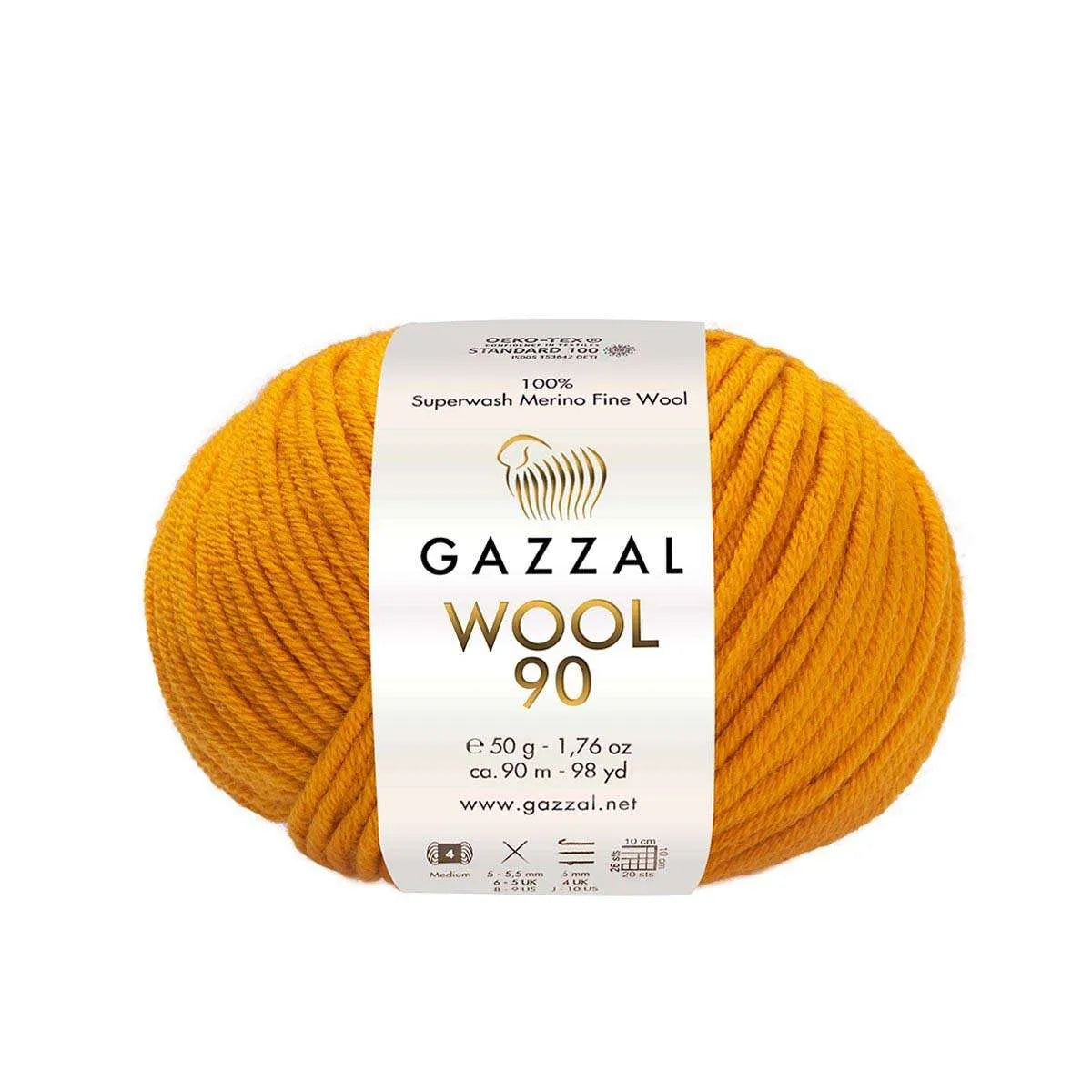 Gazzal Wool 90 Merino Wool