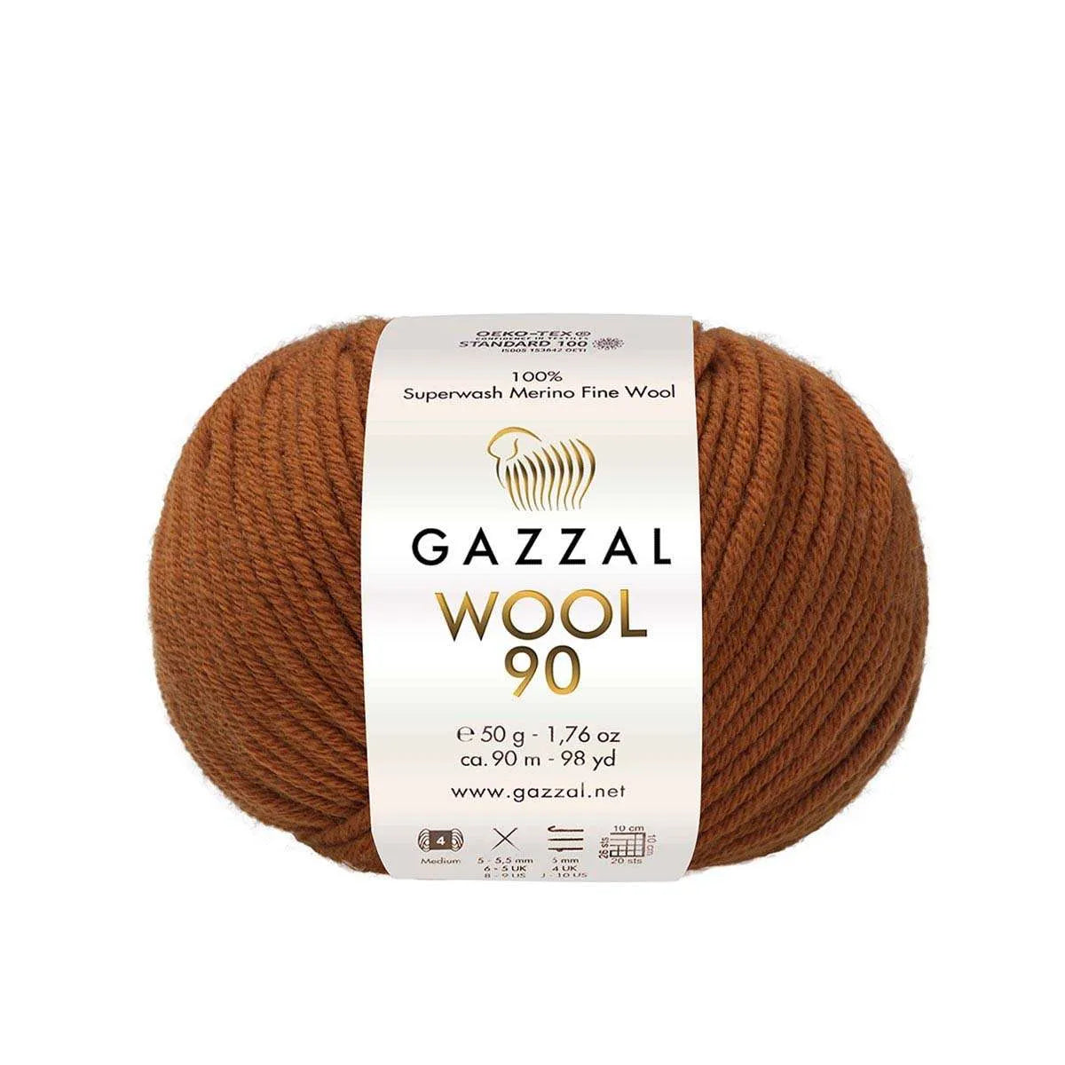 Gazzal Wool 90 Merino Wool