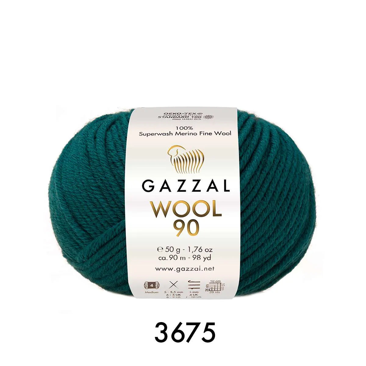 Gazzal Wool 90 Merino Wool