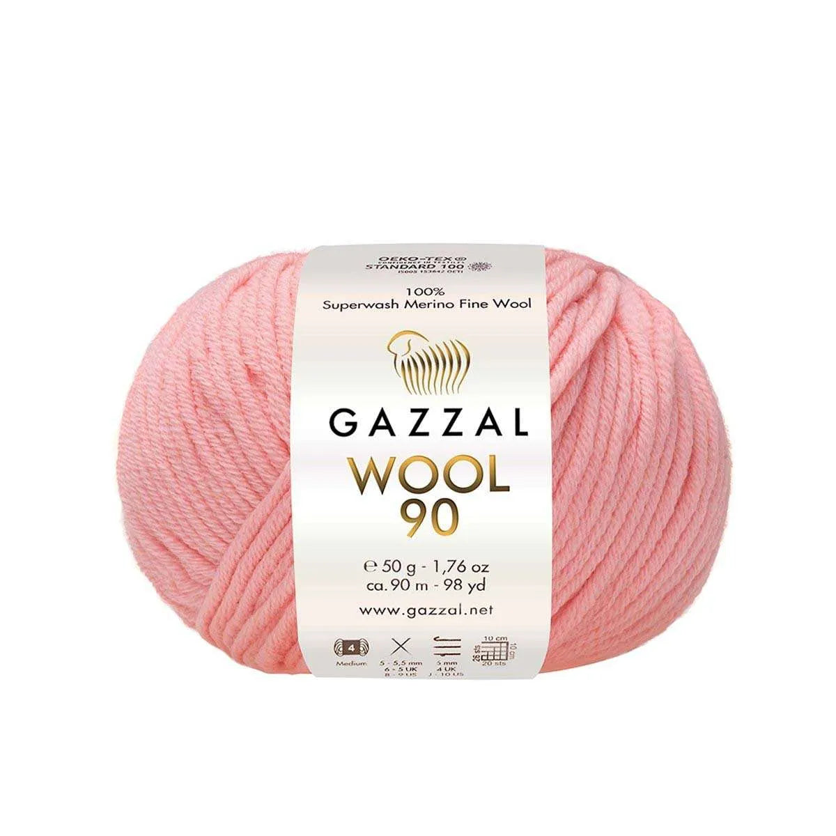 Gazzal Wool 90 Merino Wool