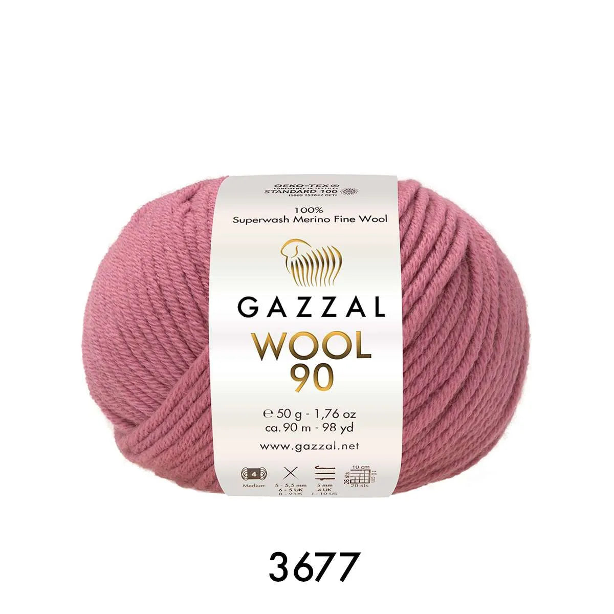 Gazzal Wool 90 Merino Wool