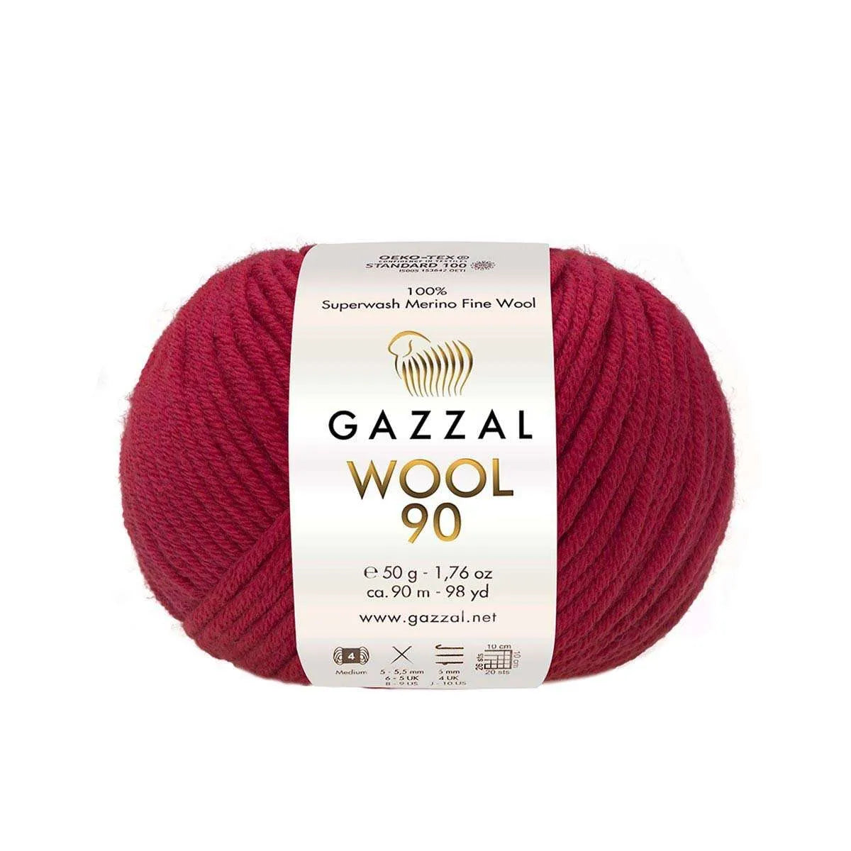 Gazzal Wool 90 Merino Wool