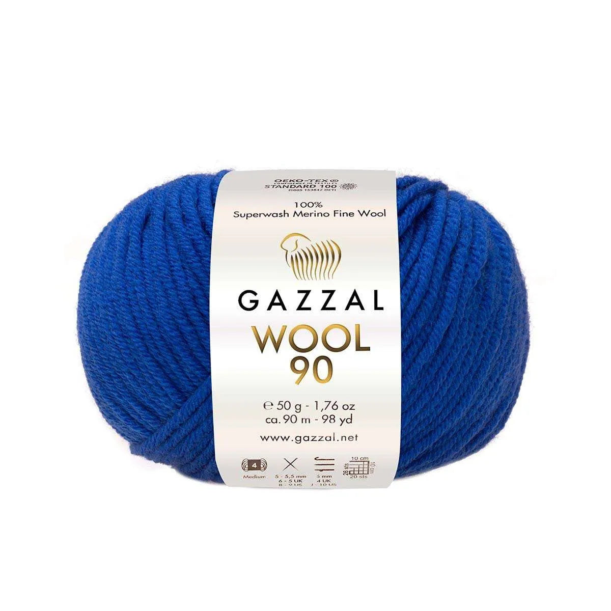 Gazzal Wool 90 Merino Wool