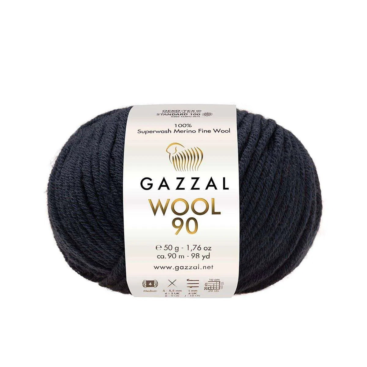 Gazzal Wool 90 Merino Wool