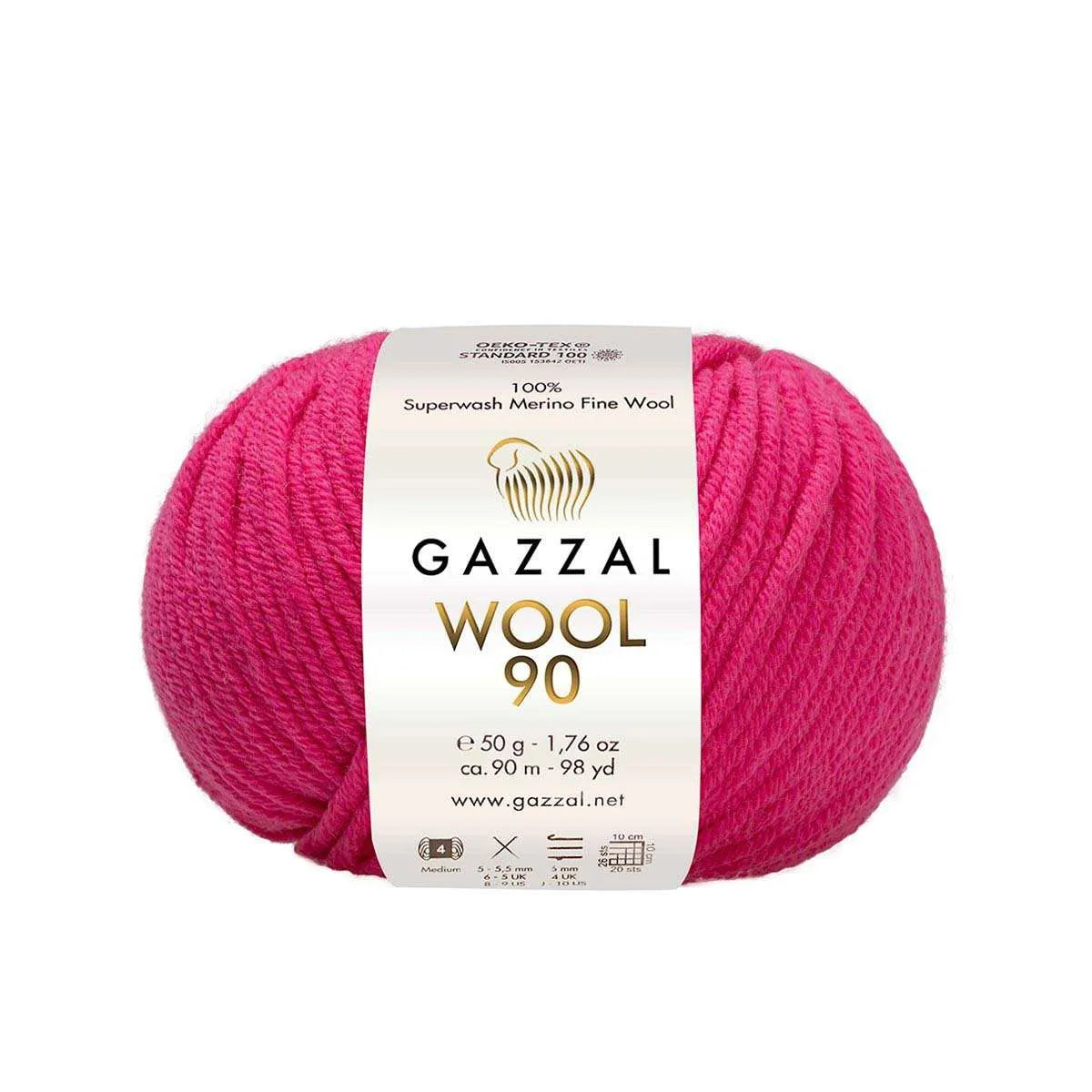 Gazzal Wool 90 Merino Wool
