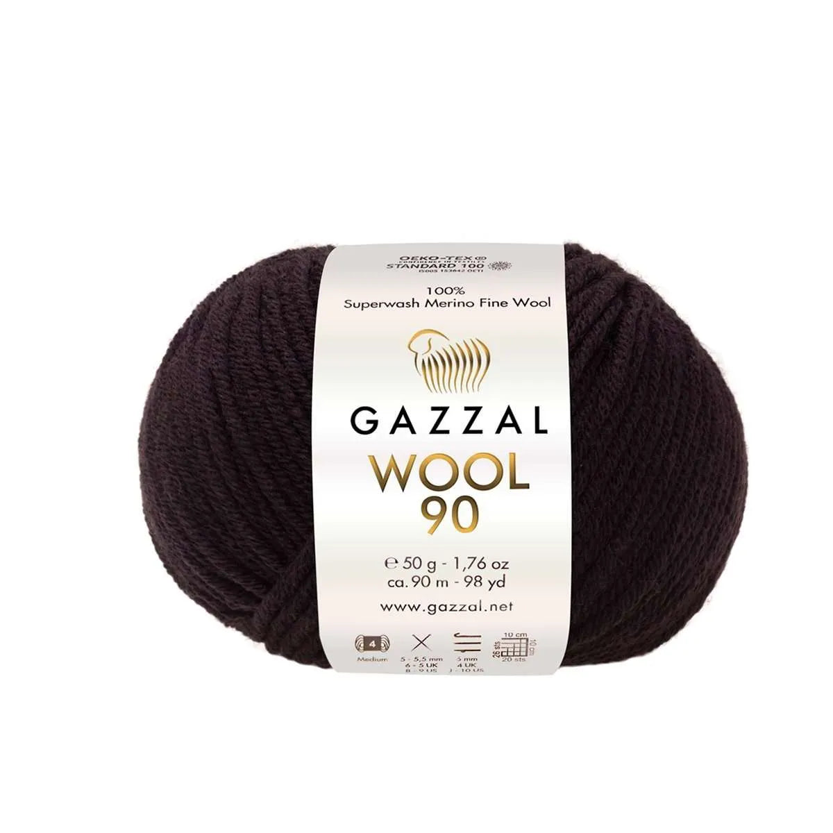 Gazzal Wool 90 Merino Wool