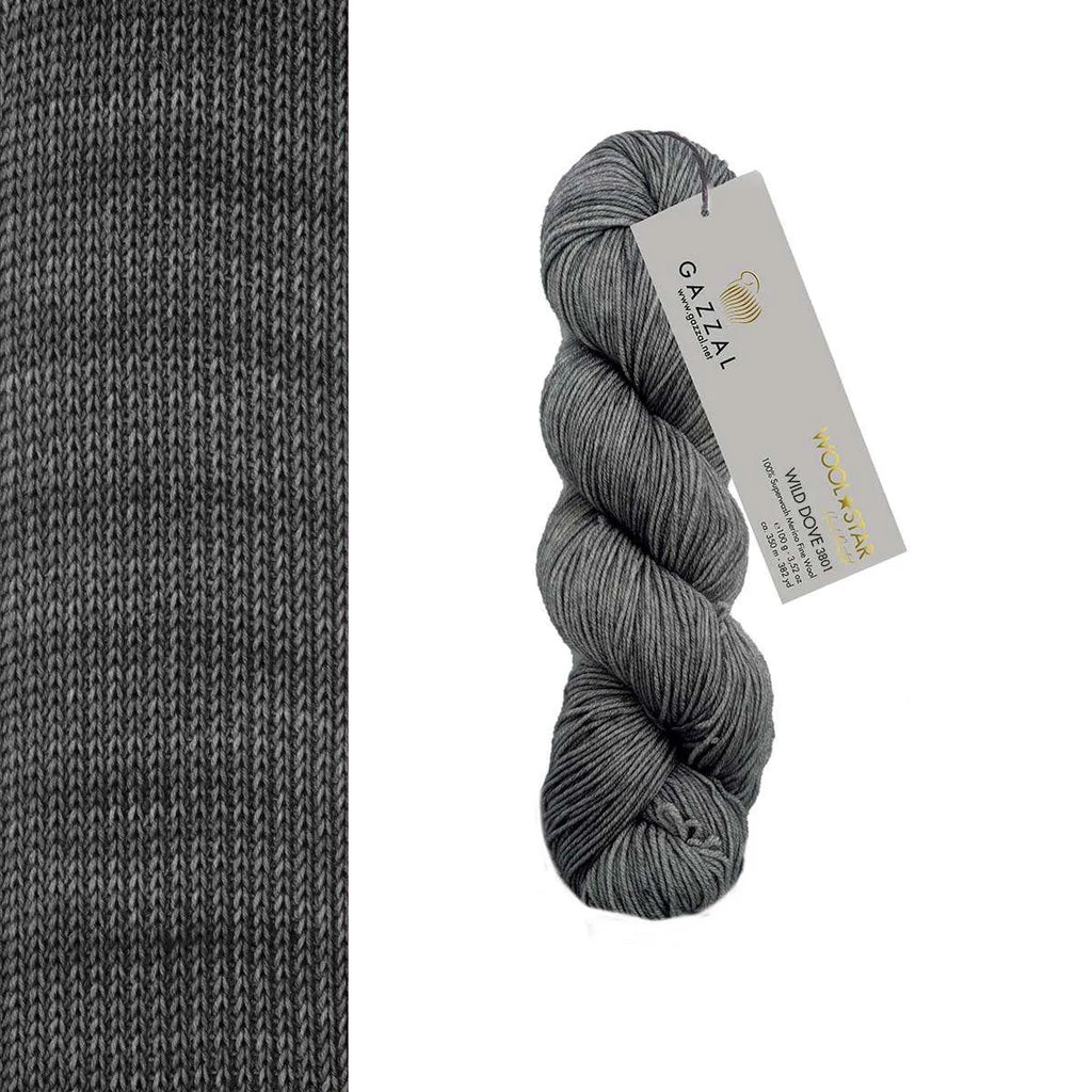 Gazzal Wool Star Hand-Dyed Merino Wool