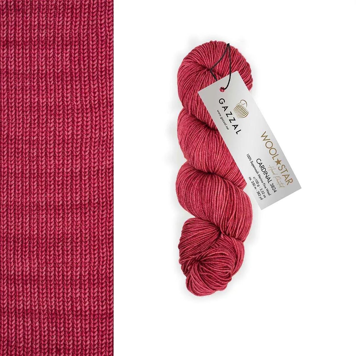 Gazzal Wool Star Hand-Dyed Merino Wool