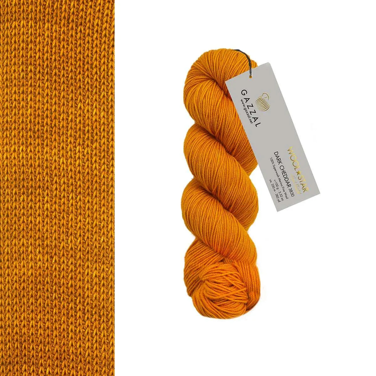 Gazzal Wool Star Hand-Dyed Merino Wool