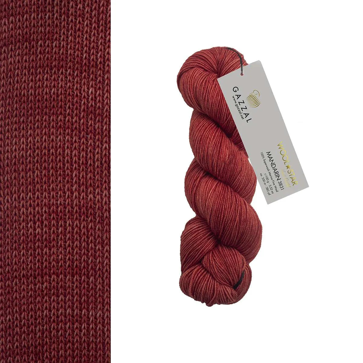 Gazzal Wool Star Hand-Dyed Merino Wool